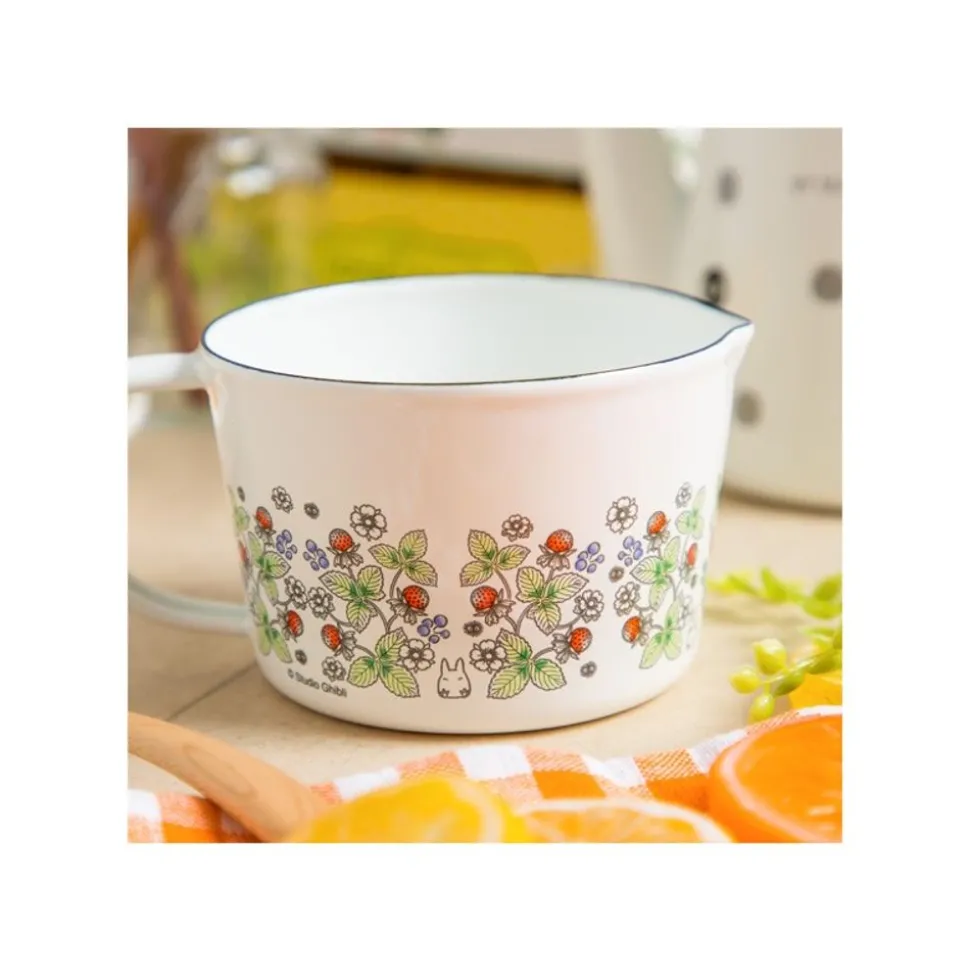 Enamel Measuring Cup Soot Sprites 450Ml - My Neighbor Totoro