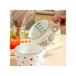 Enamel Measuring Cup Soot Sprites 450Ml - My Neighbor Totoro