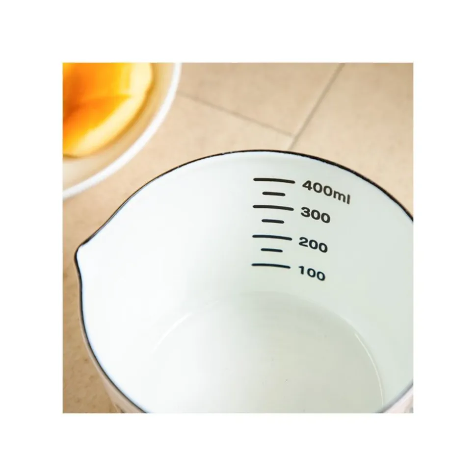 Enamel Measuring Cup Soot Sprites 450Ml - My Neighbor Totoro