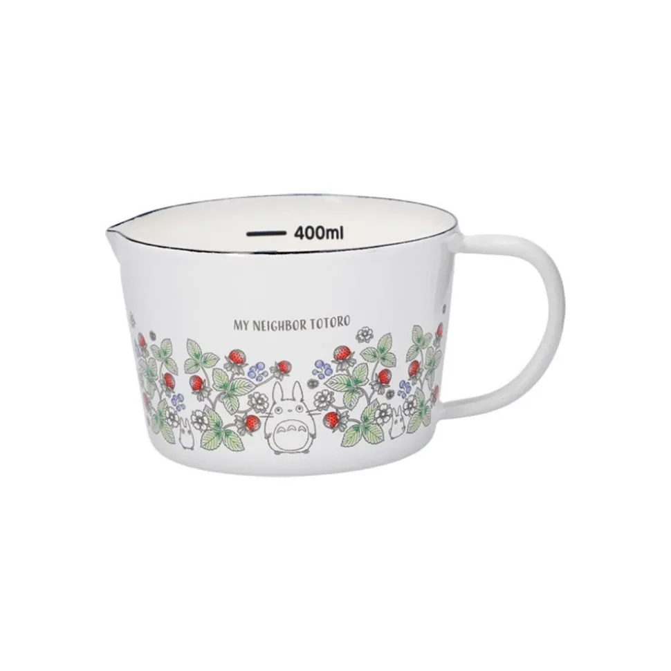 Enamel Measuring Cup Soot Sprites 450Ml - My Neighbor Totoro