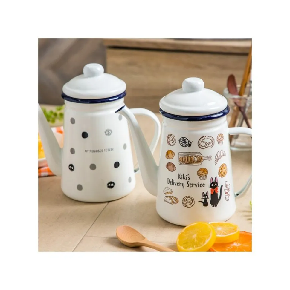 Enamel Tea Pot Soot Sprites 1,1L - My Neighbor Totoro