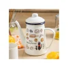 Enamel Tea Pot Viennese Pastries 1,1L - Kiki'S Delivery Service