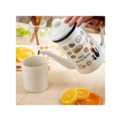 Enamel Tea Pot Viennese Pastries 1,1L - Kiki'S Delivery Service