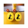 Fancy Yellow Earrings With Clips Jiji - Kiki'S Delivery Service