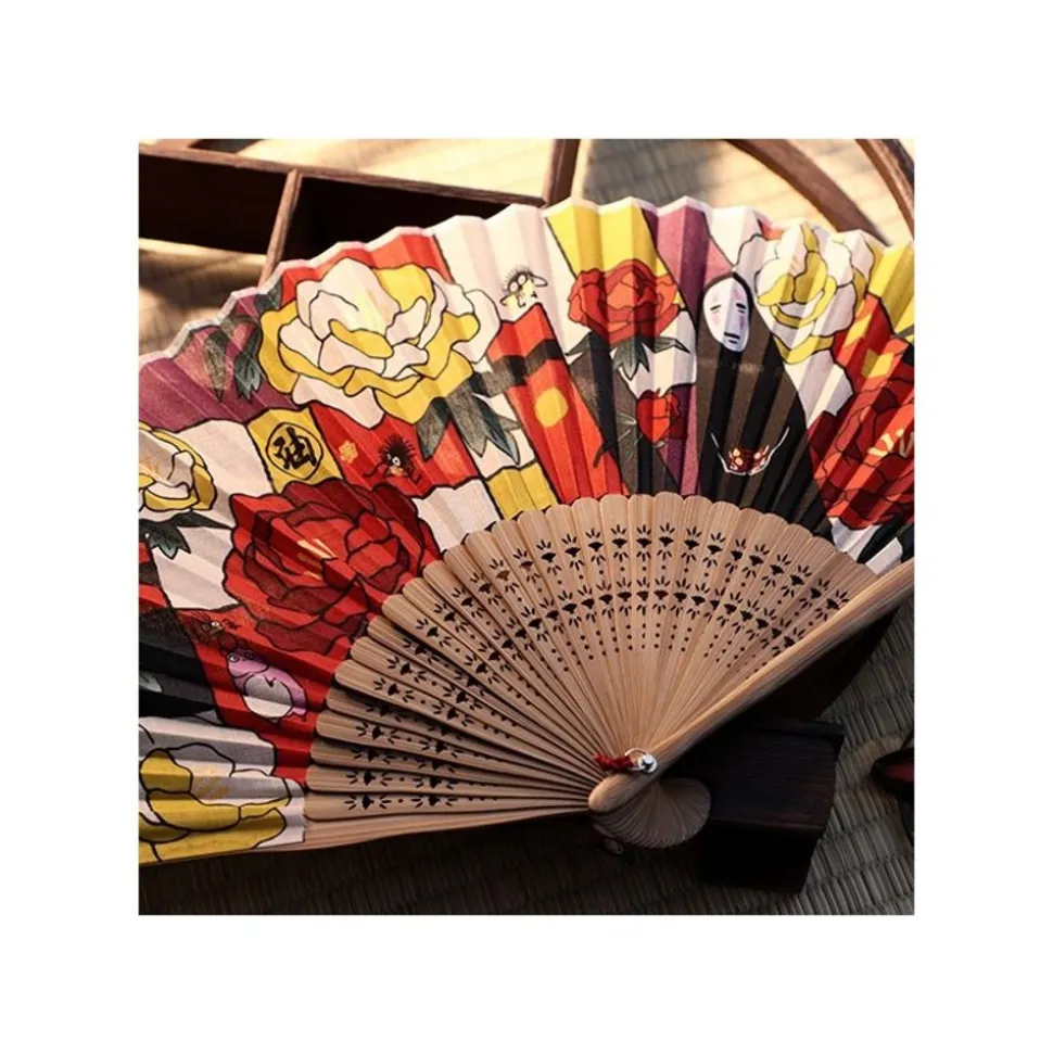 Folding Fan Unabara Flowers - Spirited Away
