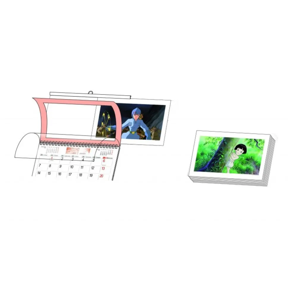 Frame Art Calendar Ghibli 2022