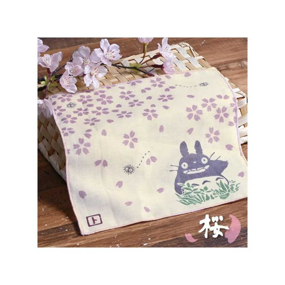 Gauze Handkerchief Cherry Blossom - My Neighbour Totoro