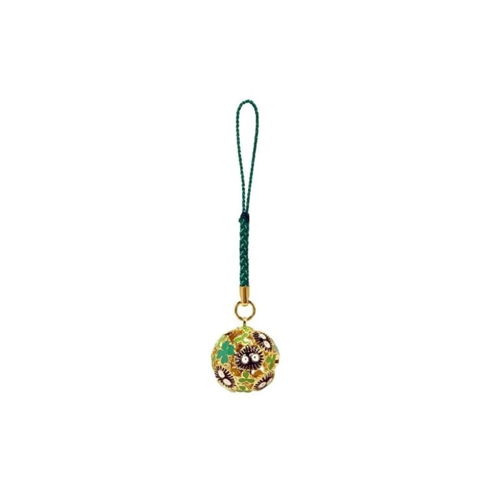 Golden Ring Bell Strap Sooot Sprites & Clover - My Neighbor Totoro