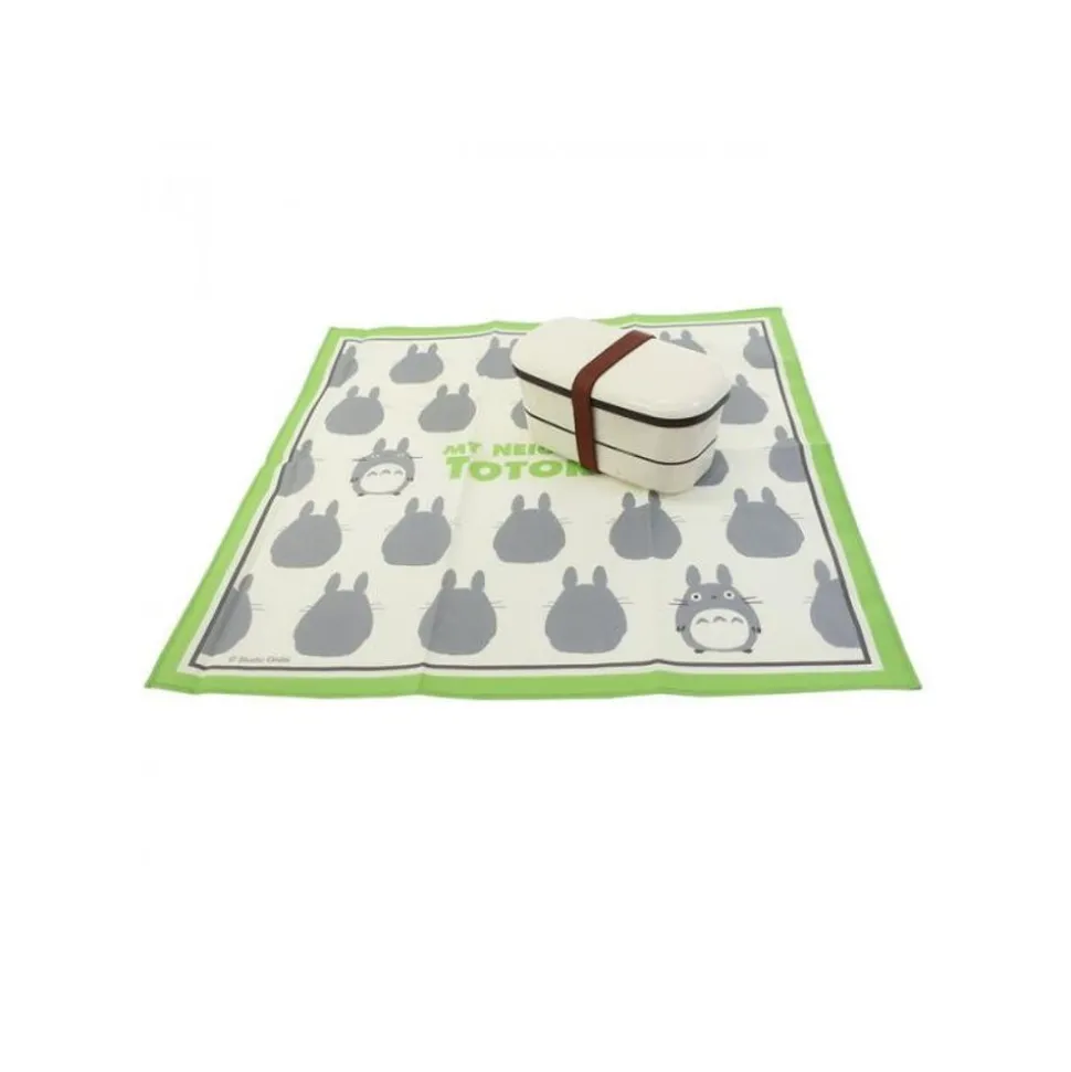 Handkerchief Big Totoro Silhouette 43 X 43 Cm - My Neighbor Totoro