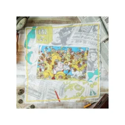 Handkerchief Souvenir Photo 53X53Cm - Porco Rosso