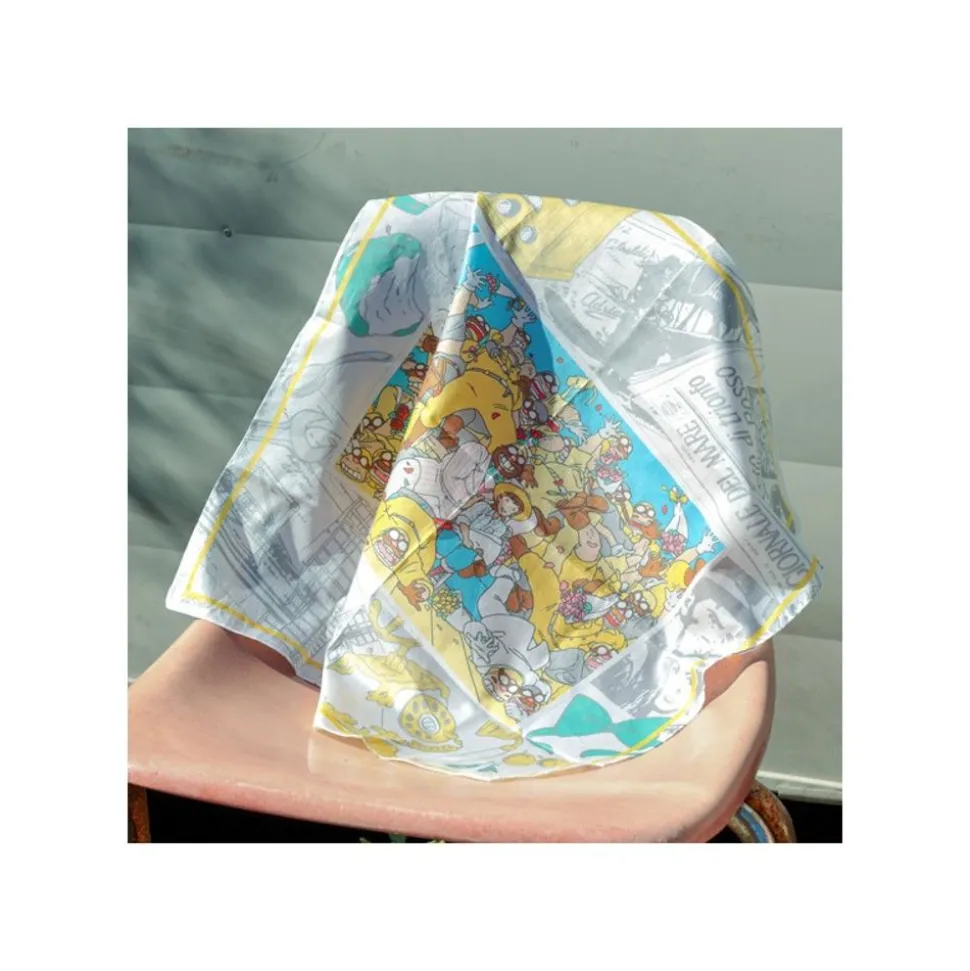 Handkerchief Souvenir Photo 53X53Cm - Porco Rosso