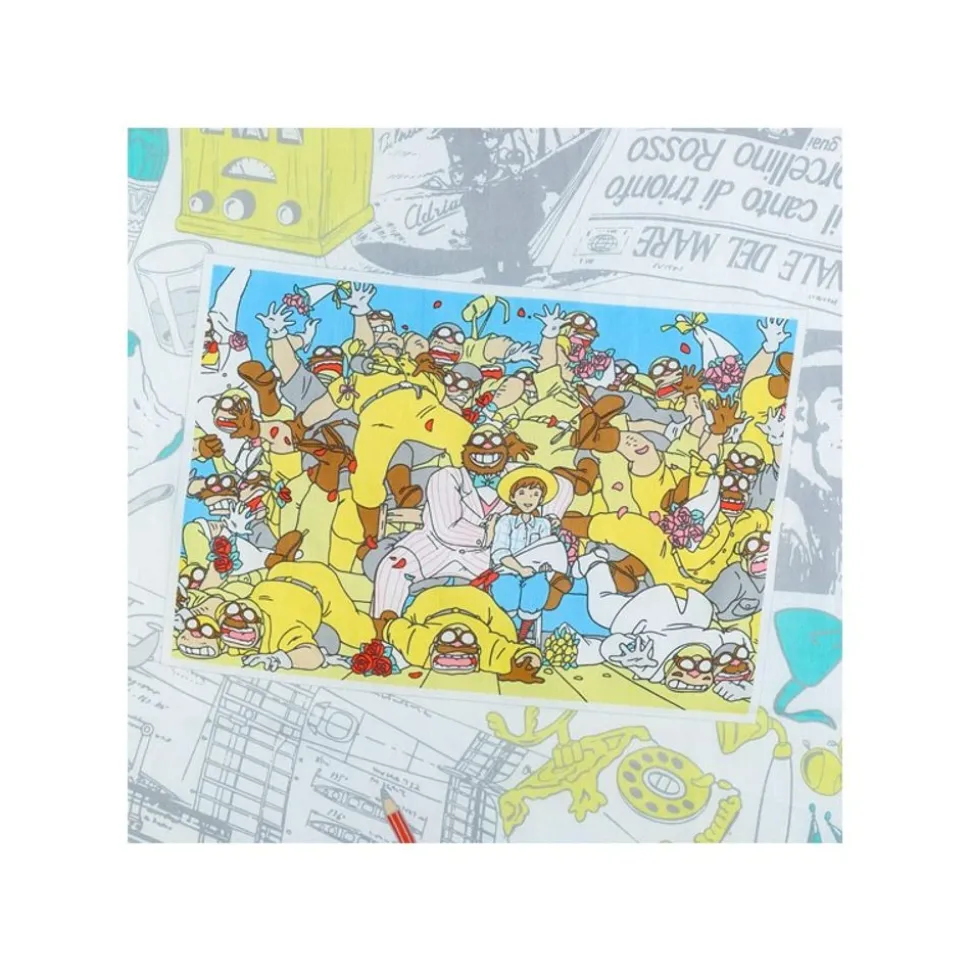 Handkerchief Souvenir Photo 53X53Cm - Porco Rosso