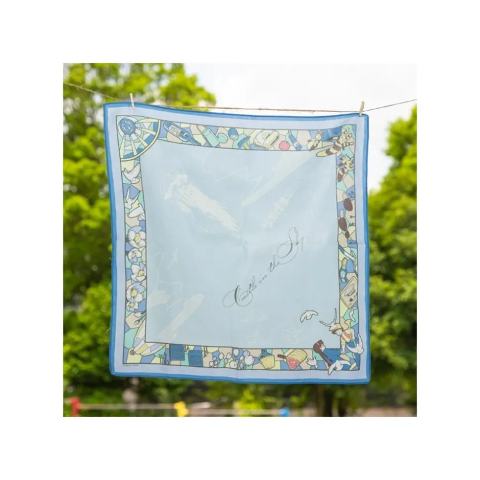 Handkerchiefs Blue Wind Path - Castle In The Sky