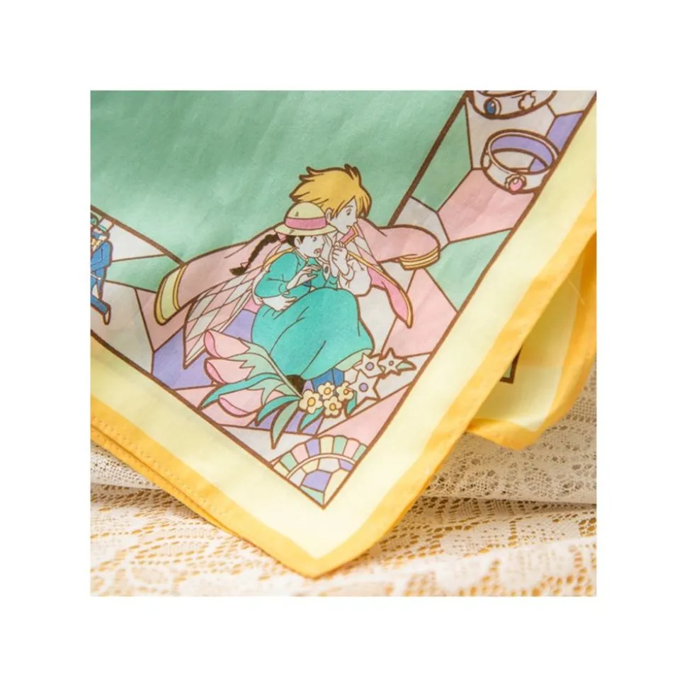 Handkerchiefs Deep Green Wind Path - Howl'S Moving Castle