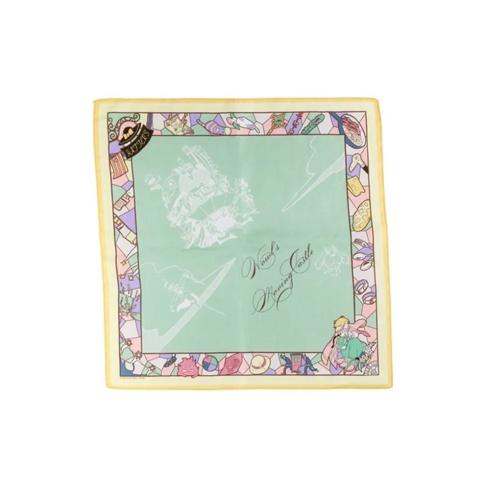 Handkerchiefs Deep Green Wind Path - Howl'S Moving Castle
