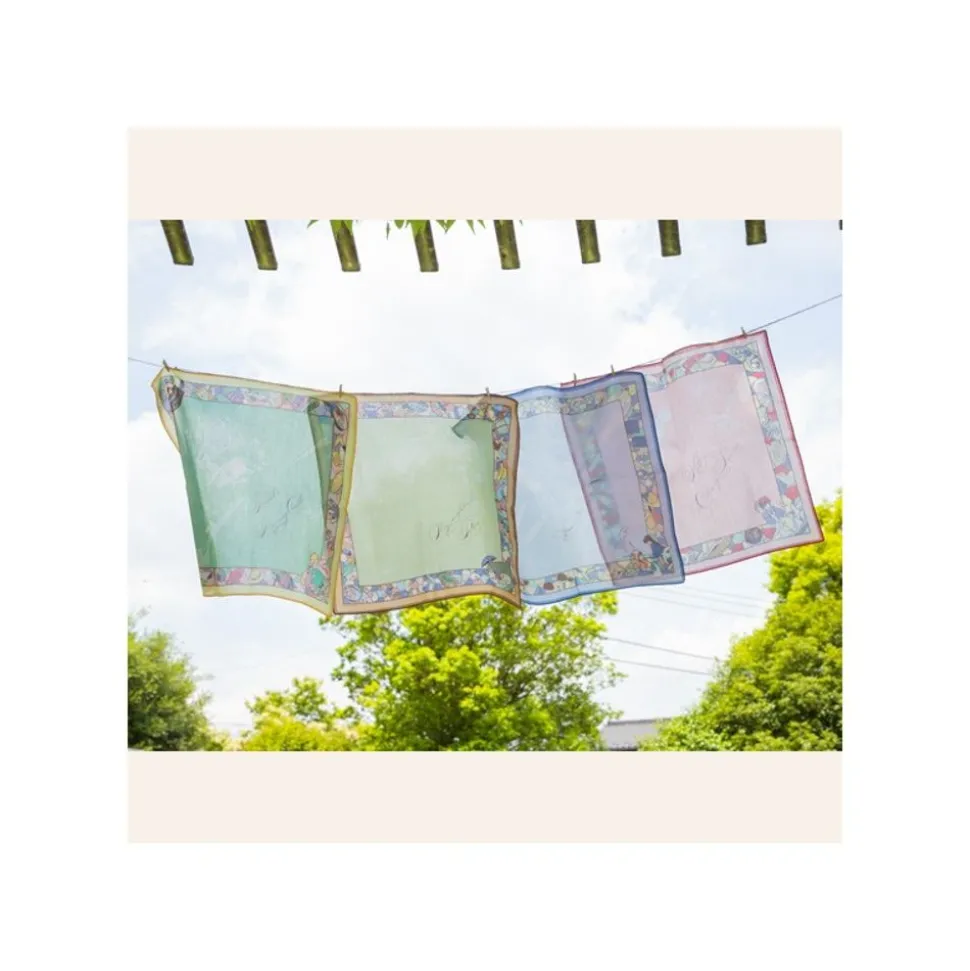 Handkerchiefs Deep Green Wind Path - Howl'S Moving Castle