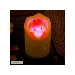 Illuminated Calcifer & Candle Statue - Howl'S Moving Castle