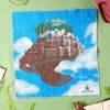 Imabari Handkerchief Laputa 40X40 Cm - Castle In The Sky