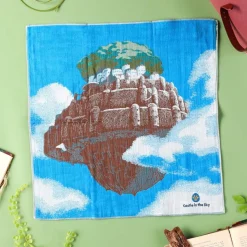Imabari Handkerchief Laputa 40X40 Cm - Castle In The Sky