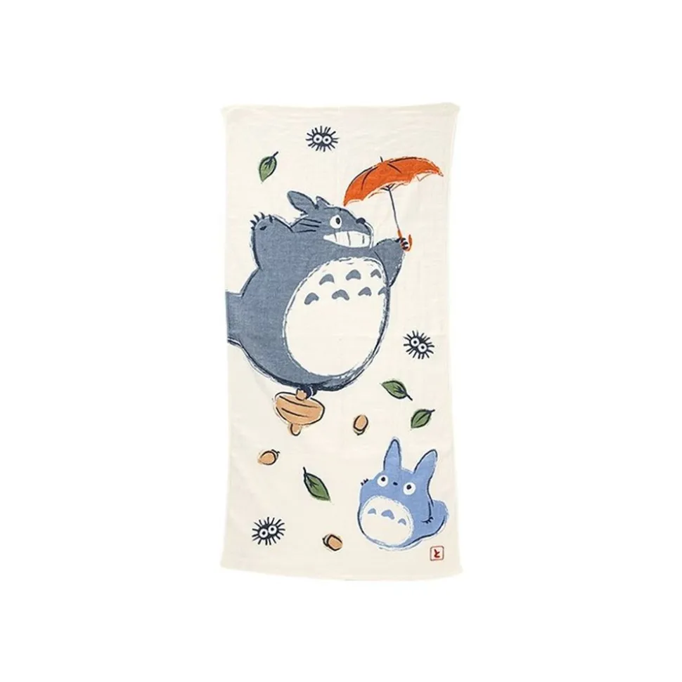 Imabari Large Bath Towel Big Totoro Umbrella 60X120 Cm - My Neighbor
