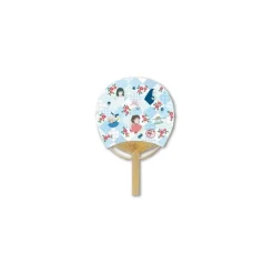 Japanese Bamboo Fan Diamond Check - Spirited Away