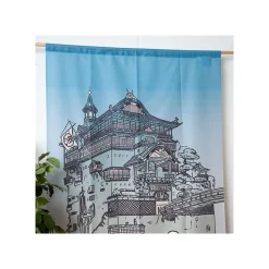 Japanese Curtain Aburaya & No Face - Spirited Away