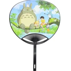 Japanese Fan Totoro Fishing - My Neighbor Totoro