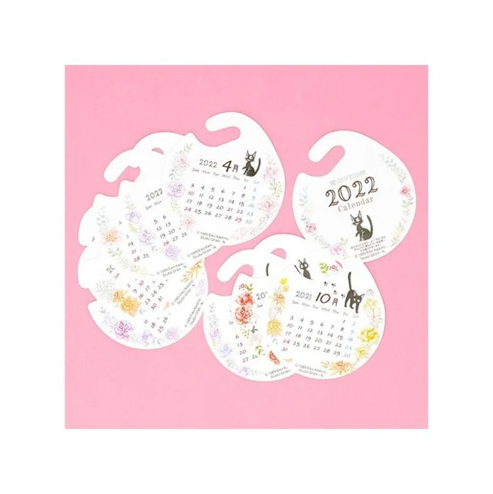 Jiji And Rose Calendar Statue - Kiki'S Delivery Service