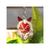 Keychain San'S Mask And Kodama - Princess Mononoke