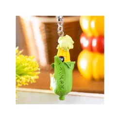 Keychain Soot Sprite In Corn With Totoro - My Neighbor Totoro