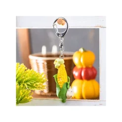 Keychain Soot Sprite In Corn With Totoro - My Neighbor Totoro
