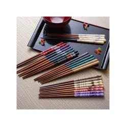 Lacquered Chopsticks 21Cm Kodama Dark Blue - Princess Mononoke