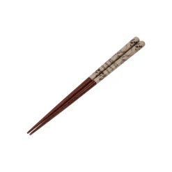 Lacquered Chopsticks 21Cm Sketches Brown - Kiki'S Delivery Service
