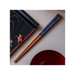 Lacquered Chopsticks 21Cm Sketches Dark Blue - My Neighbor Totoro