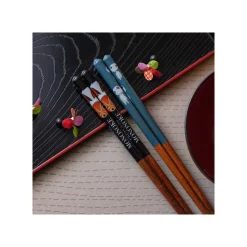 Lacquered Chopsticks 21Cm San'S Mask - Princess Mononoke