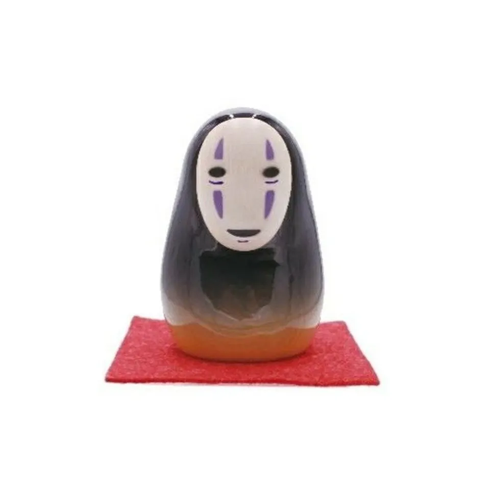 Laquered Wood No Face Statue - Spirited Away