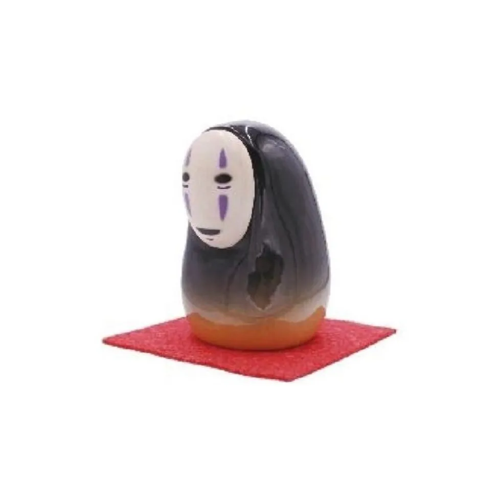 Laquered Wood No Face Statue - Spirited Away