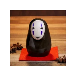 Laquered Wood No Face Statue - Spirited Away