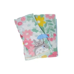 Large Bath Towel Totoro Flower Fields 60X120 Cm - My Neighbor Totoro