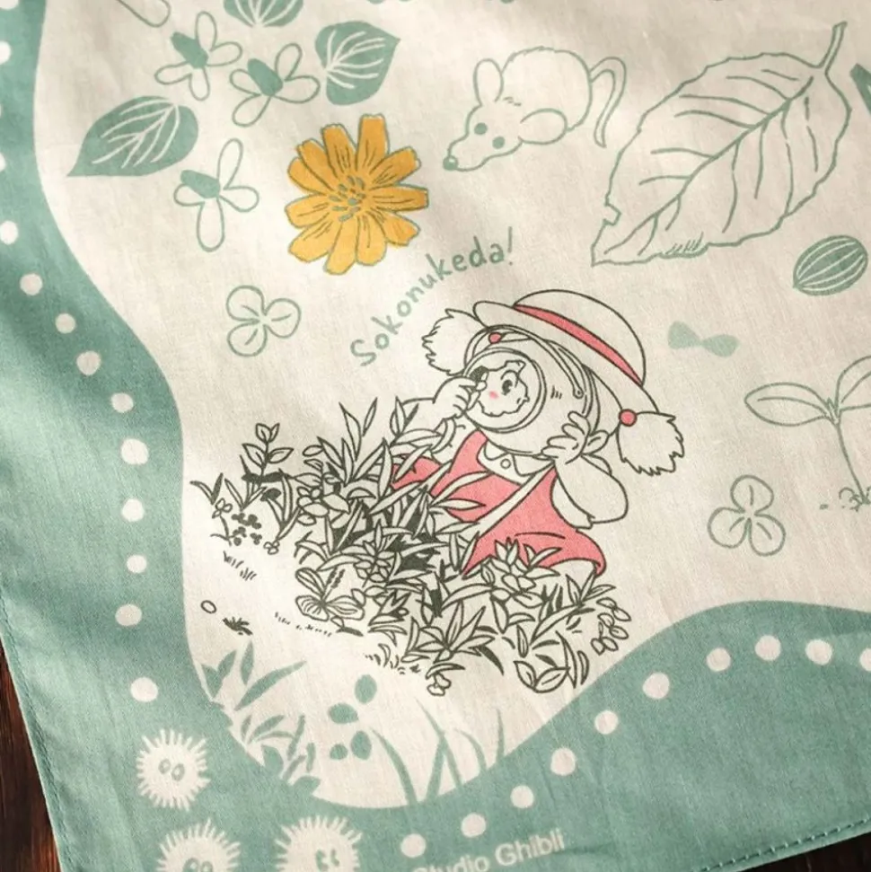 Large Handkerchief Mysterious Encounter 53X53 Cm - My Neighbour Totor