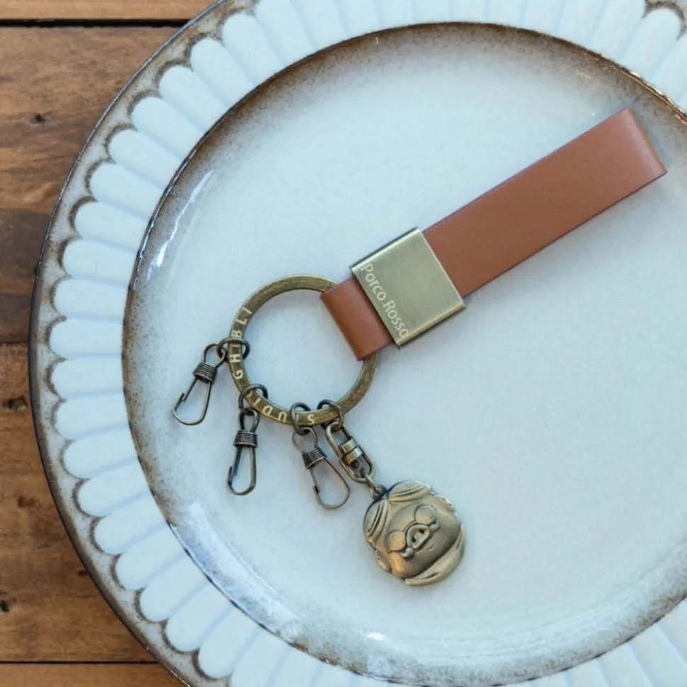 Leather Key Chain Marco - Porco Rosso