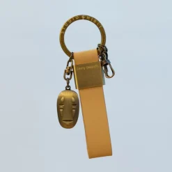 Leather Key Chain No Face - Spirited Away