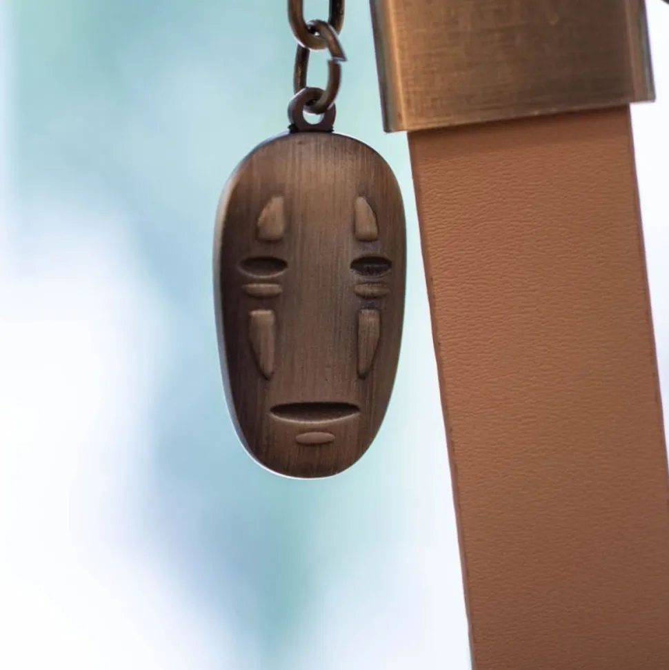 Leather Key Chain No Face - Spirited Away