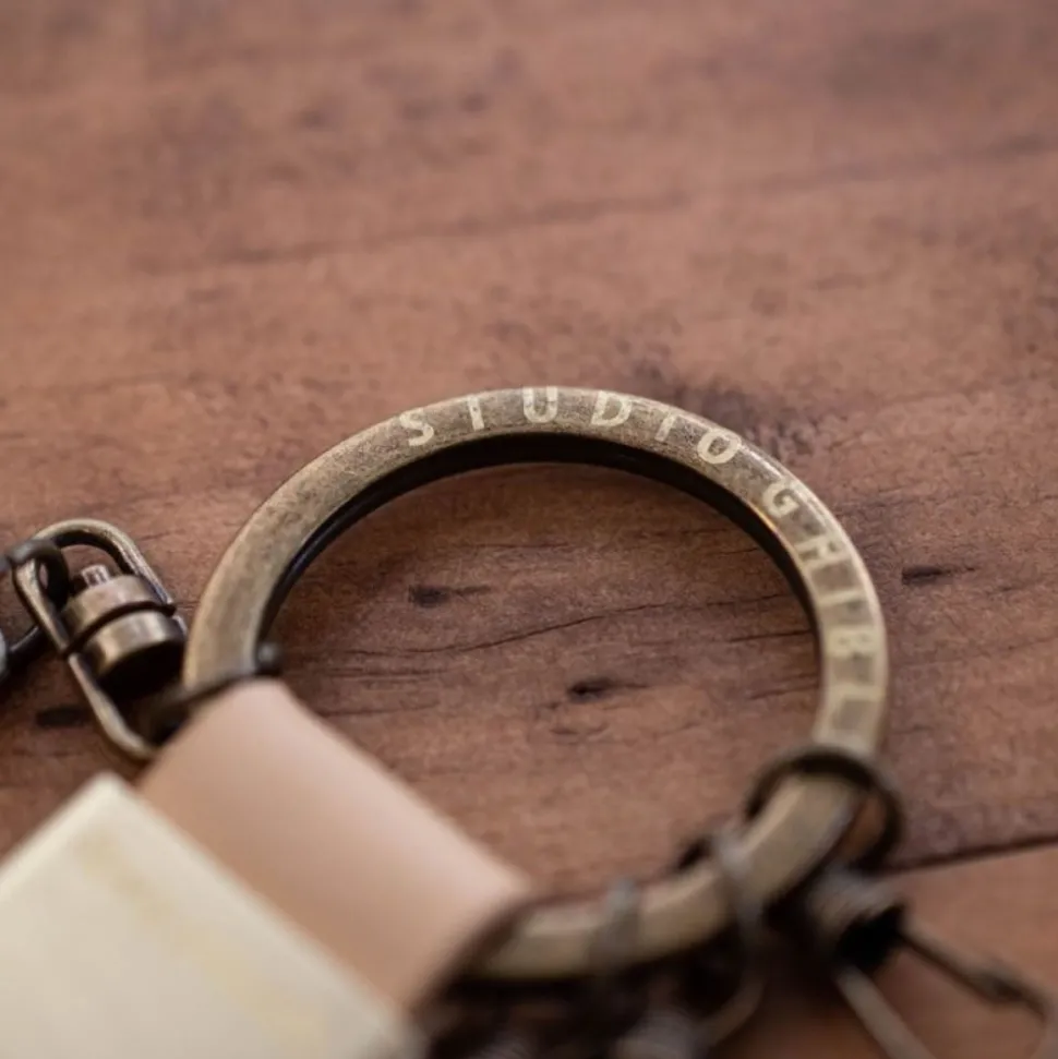 Leather Key Chain No Face - Spirited Away