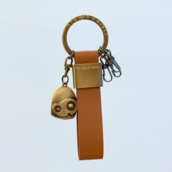 Leather Key Chain Robot - Castle In The Sky