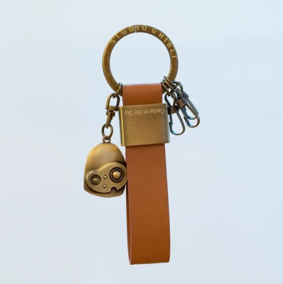Leather Key Chain Robot - Castle In The Sky