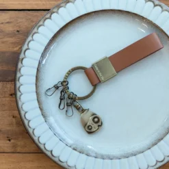 Leather Key Chain Robot - Castle In The Sky