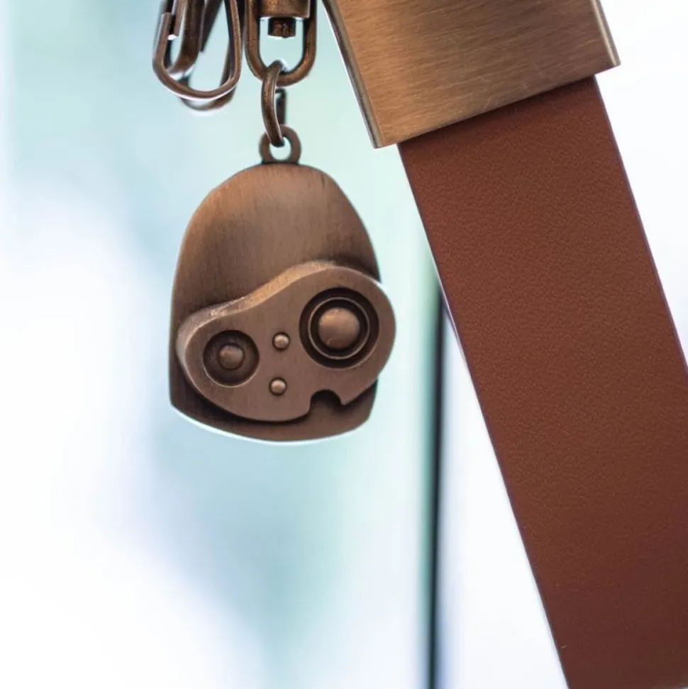 Leather Key Chain Robot - Castle In The Sky