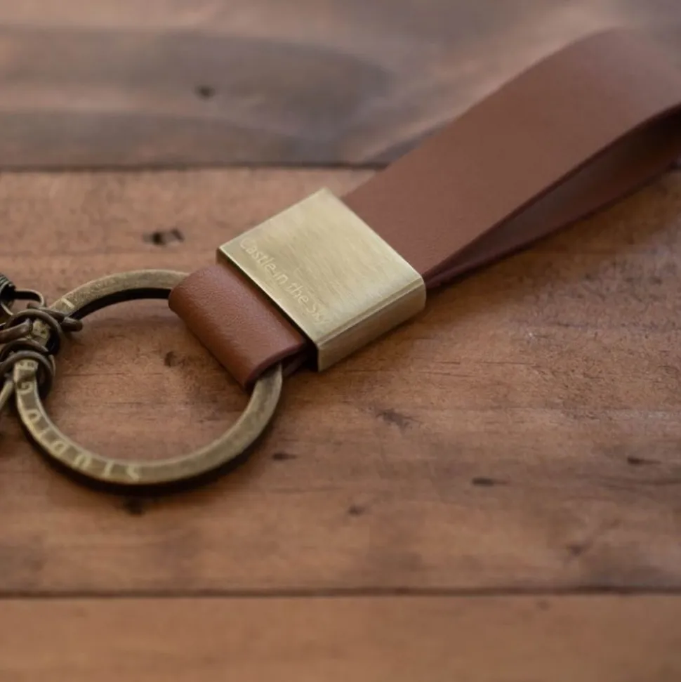 Leather Key Chain Robot - Castle In The Sky