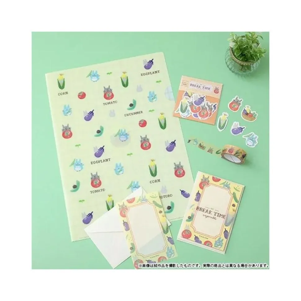 Letter Set Break Time Vegetables - My Neighcor Tortoro